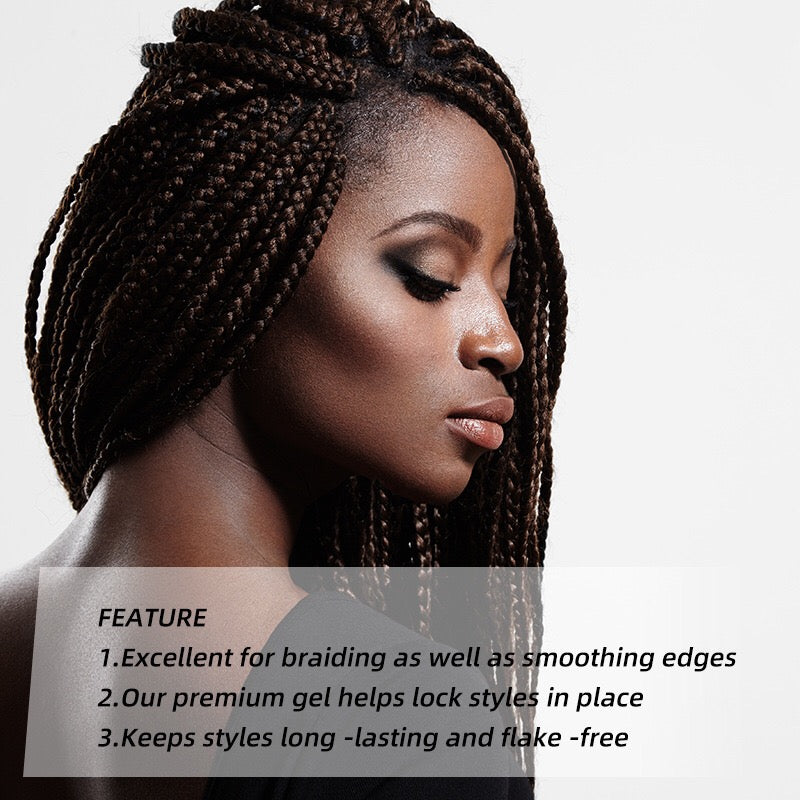 Non-Flake Braid Gel Strong Hold Hair Styling Gel